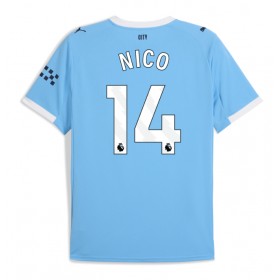 Pánské fotbalový oblečení Manchester City Nico Gonzalez #14 Domácí košile 2025-26 Krátkým Rukávem